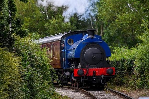 Steam train at Ribble Steam Railway