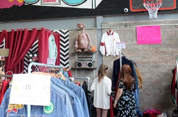 Independent vintage clothing store