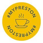 My Preston coffee badge