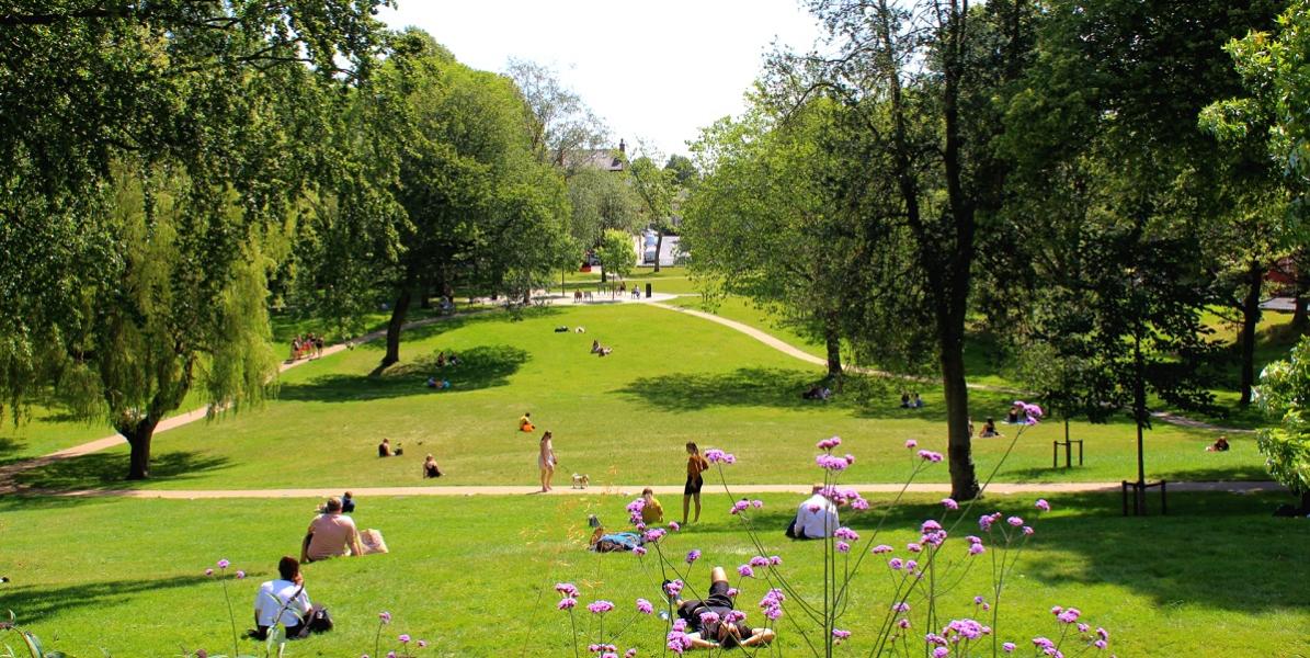 Winckley Square Gardens in Preston Winckley Square Gardens in Preston