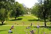 People at Winckley Square Gardens
