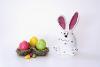 Easter bunny and eggs