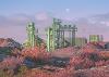 Serena Dzenis photography - industrial structure in natural landscape
