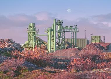 Serena Dzenis photography - industrial structure in natural landscape