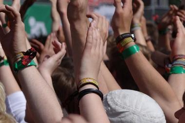 Crowd at a festival