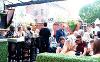 People at The Rabbit Hole gin garden