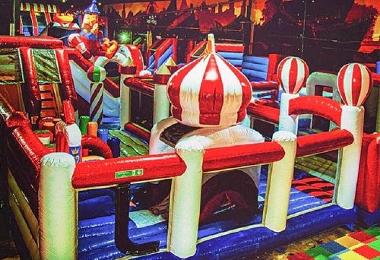 Large inflatable at Jump Maniax
