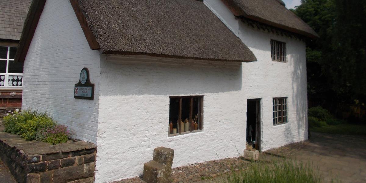 Main image: Outside the Church Cottage Museum. Outside the Church Cottage Museum.