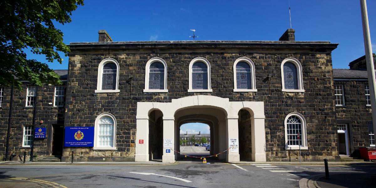 Entrance to the Lancashire Infantry Museum. Entrance to the Lancashire Infantry Museum.