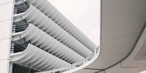 Preston Bus Station car park exterior.