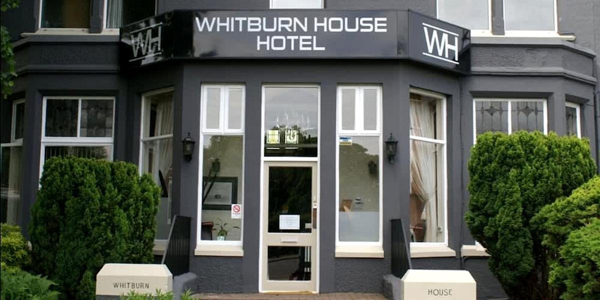 Main image: Whitburn House Hotel grey exterior. Whitburn House Hotel grey exterior.